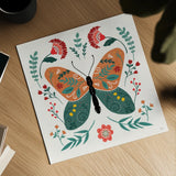 Floral Style V by Veronique Charron. Shown as a detailed flat fine art print, highlighting archival giclee quality. Available as an archival giclee rolled canvas, fine art paper, or poster print. SKU 82042a.
