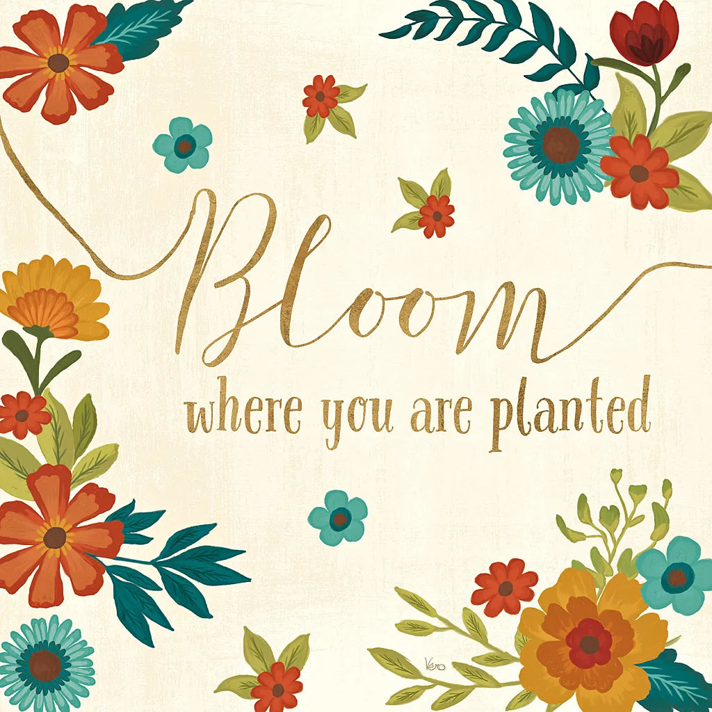 Flourish I by Veronique Charron. SKU 33559a. Archival Giclee Fine art print for wall decor.