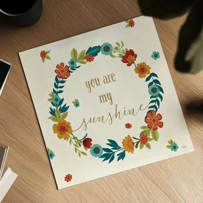 Flourish III by Veronique Charron. Shown as a detailed flat fine art print, highlighting archival giclee quality. Available as an archival giclee rolled canvas, fine art paper, or poster print. SKU 33561a.