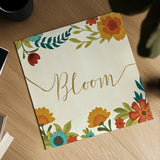 Flourish V by Veronique Charron. Shown as a detailed flat fine art print, highlighting archival giclee quality. Available as an archival giclee rolled canvas, fine art paper, or poster print. SKU 34535a.