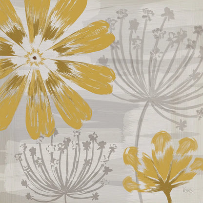 Flowers in the Wind I by Veronique Charron. SKU 14053a. Archival Giclee Fine art print for wall decor.