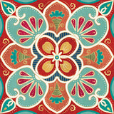 Folk Floral VII by Veronique Charron. SKU 47025a. Archival Giclee Fine art print for wall decor.
