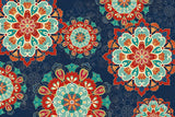 Folk Floral VIII Dark by Veronique Charron. SKU 47030i. Archival Giclee Fine art print for wall decor.
