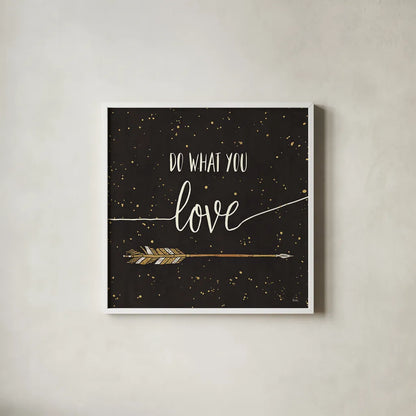 Follow your Dreams I by Veronique Charron. Shown in a crisp white glass frame for a clean and minimalist style. Available as an archival giclee rolled canvas, fine art paper, or poster print. SKU 29874a.