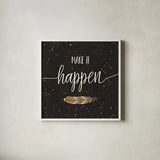 Follow your Dreams II by Veronique Charron. Shown in a crisp white glass frame for a clean and minimalist style. Available as an archival giclee rolled canvas, fine art paper, or poster print. SKU 29875a.