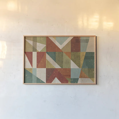 Framework I Spice by Veronique Charron. shown as a paper print in a natural frame. Available as a archival giclee rolled canvas, fine art paper, or poster print. SKU 28820i.