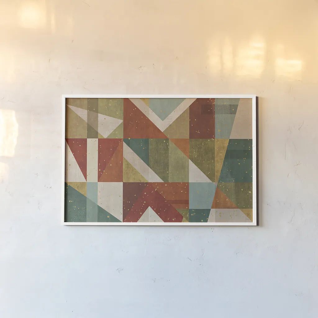 Framework I Spice by Veronique Charron. shown as a paper print in a white frame. Available as a archival giclee rolled canvas, fine art paper, or poster print. SKU 28820i.