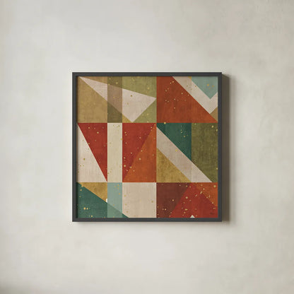 Framework V Spice by Veronique Charron. Shown in a sleek black glass frame for a contemporary gallery look. Available as an archival giclee rolled canvas, fine art paper, or poster print. SKU 28821a.