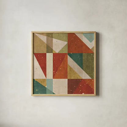 Framework V Spice by Veronique Charron. Shown in a natural wood glass frame for a timeless modern aesthetic. Available as an archival giclee rolled canvas, fine art paper, or poster print. SKU 28821a.