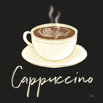 Fresh Coffee Cappucino by Veronique Charron. SKU 68436a. Archival Giclee Fine art print for wall decor.