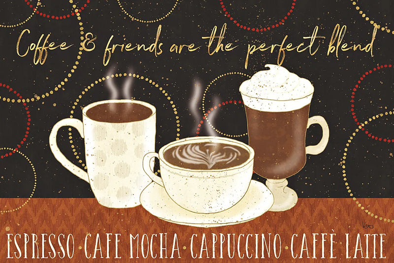 Fresh Coffee I v2 by Veronique Charron. SKU 37206i. Archival Giclee Fine art print for wall decor.