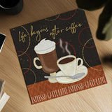 Fresh Coffee II by Veronique Charron. Shown as a detailed flat fine art print, highlighting archival giclee quality. Available as an archival giclee rolled canvas, fine art paper, or poster print. SKU 35225a.
