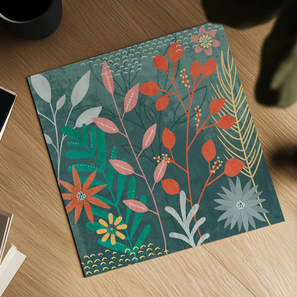 Fresh Petals II by Veronique Charron. Shown as a detailed flat fine art print, highlighting archival giclee quality. Available as an archival giclee rolled canvas, fine art paper, or poster print. SKU 79636a.
