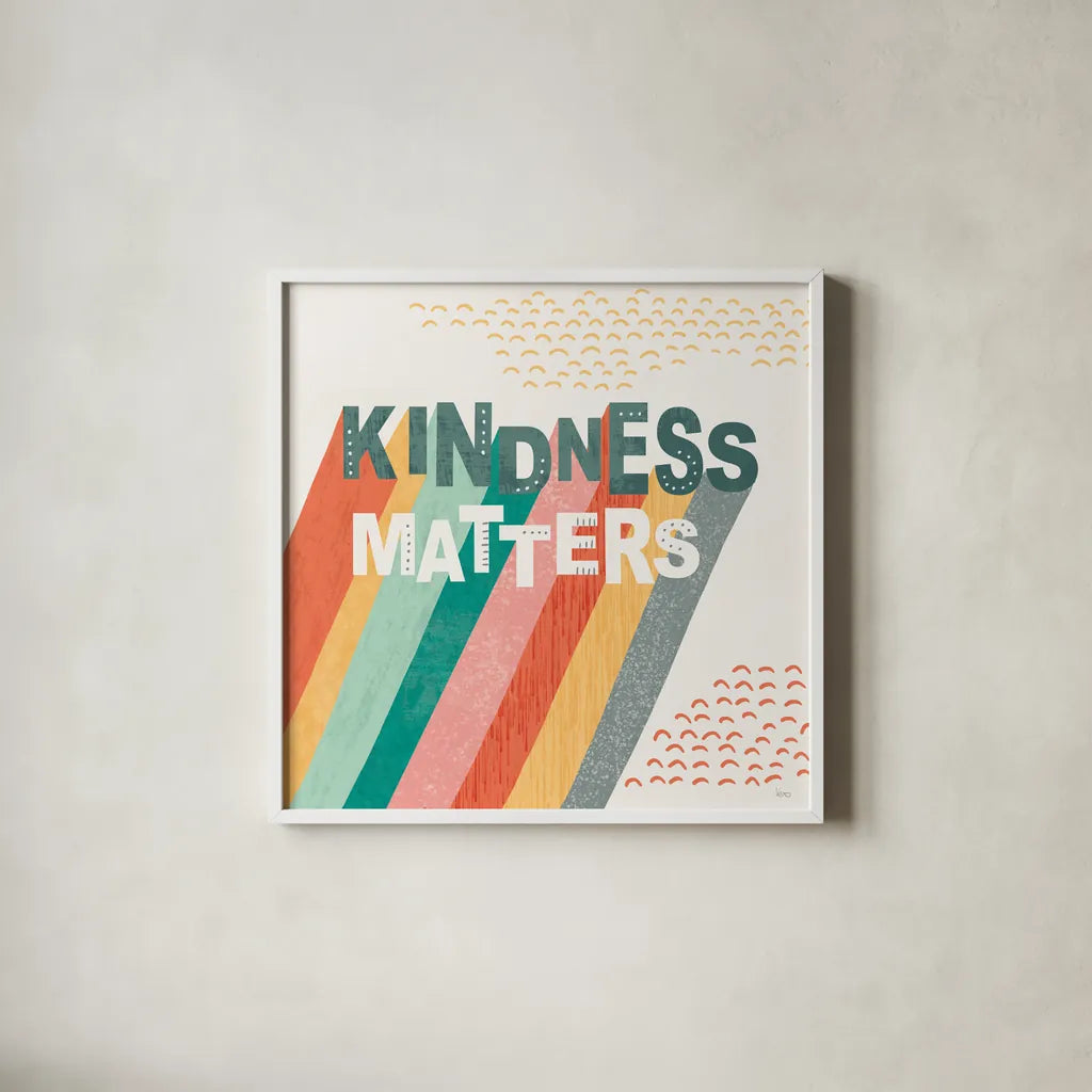 Fresh Petals V by Veronique Charron. Shown in a crisp white glass frame for a clean and minimalist style. Available as an archival giclee rolled canvas, fine art paper, or poster print. SKU 79639a.