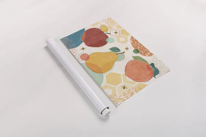 Fruit Frenzy I by Veronique Charron. shown as a rolled paper print. Available as archival giclee rolled canvas, fine art paper, or poster print. SKU 72393i.