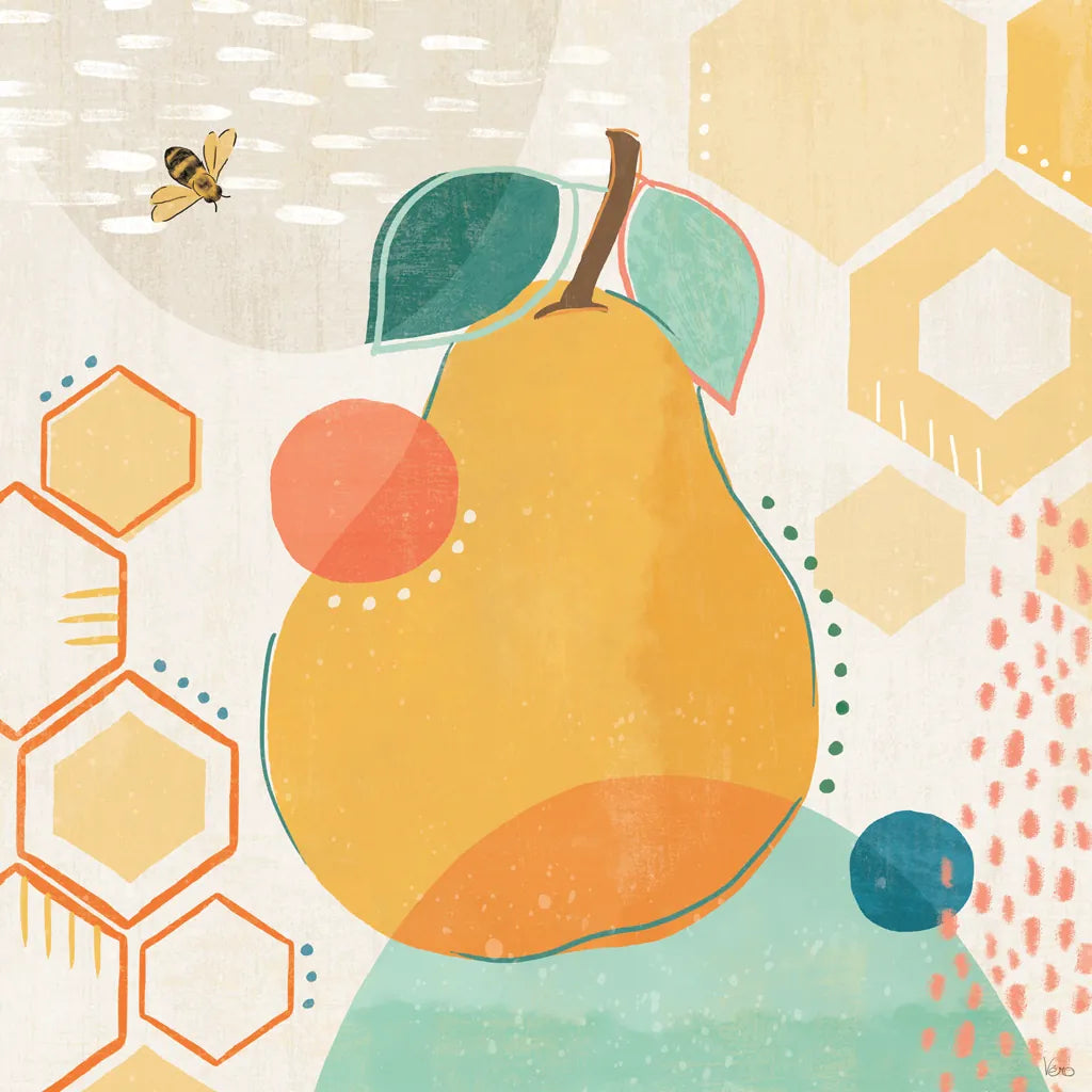 Fruit Frenzy II by Veronique Charron. SKU 72394a. Archival Giclee Fine art print for wall decor.