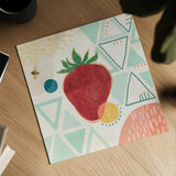 Fruit Frenzy IV by Veronique Charron. Shown as a detailed flat fine art print, highlighting archival giclee quality. Available as an archival giclee rolled canvas, fine art paper, or poster print. SKU 72396a.