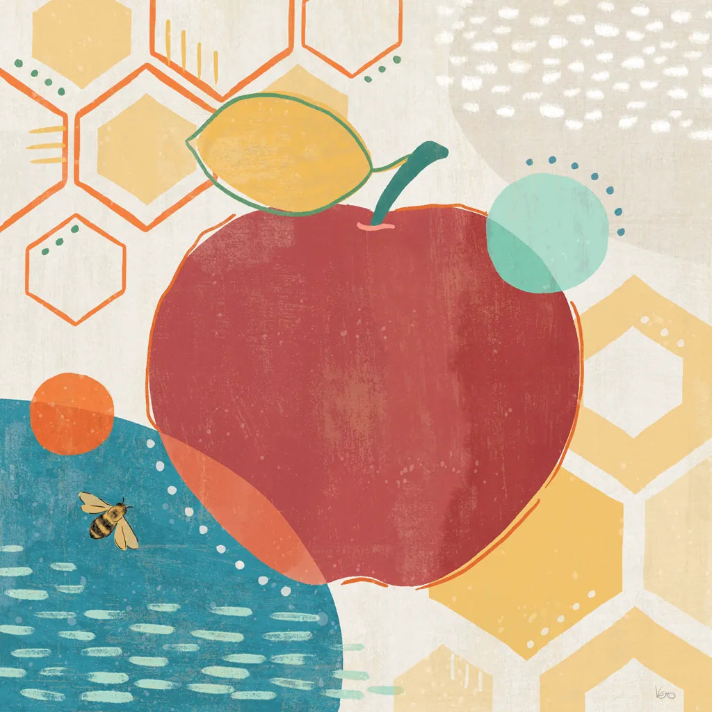 Fruit Frenzy V by Veronique Charron. SKU 72397a. Archival Giclee Fine art print for wall decor.