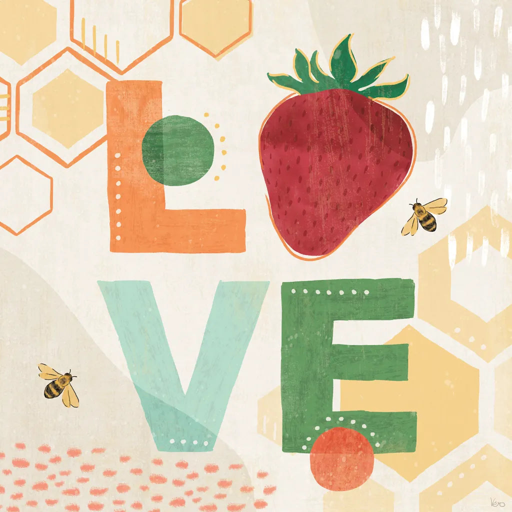 Fruit Frenzy VIII by Veronique Charron. SKU 72400a. Archival Giclee Fine art print for wall decor.