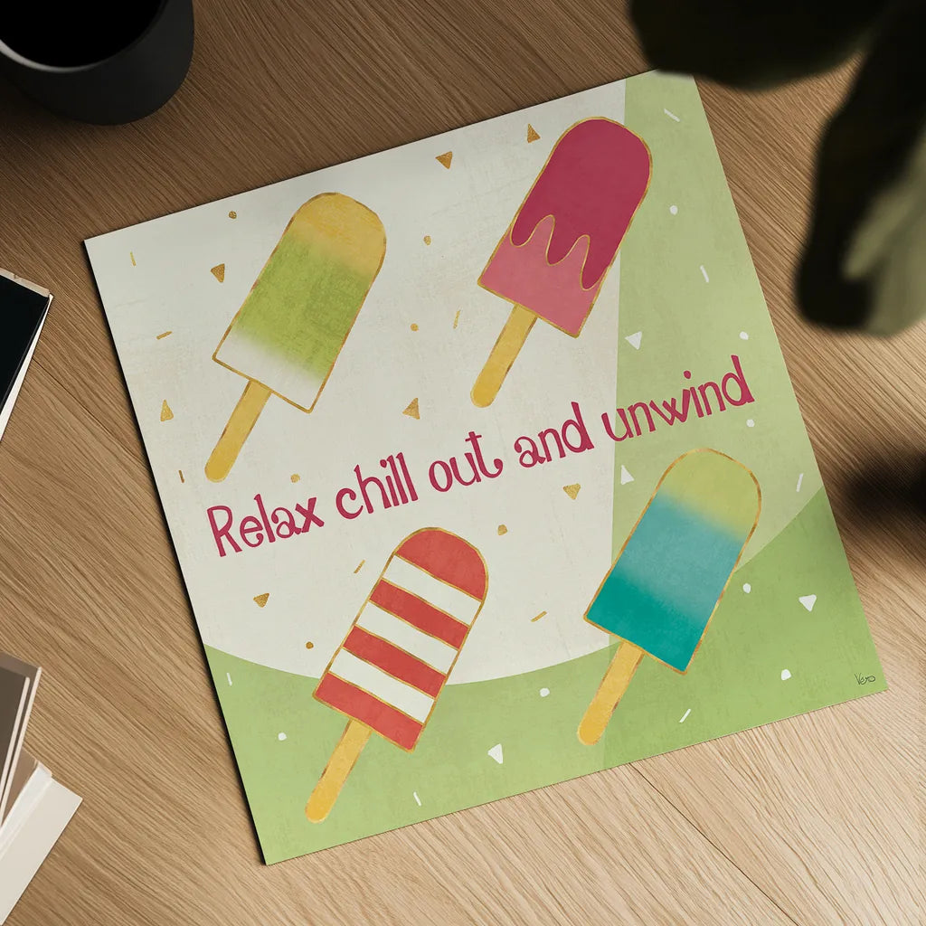 Fun in the Sun IV by Veronique Charron. Shown as a detailed flat fine art print, highlighting archival giclee quality. Available as an archival giclee rolled canvas, fine art paper, or poster print. SKU 42513a.