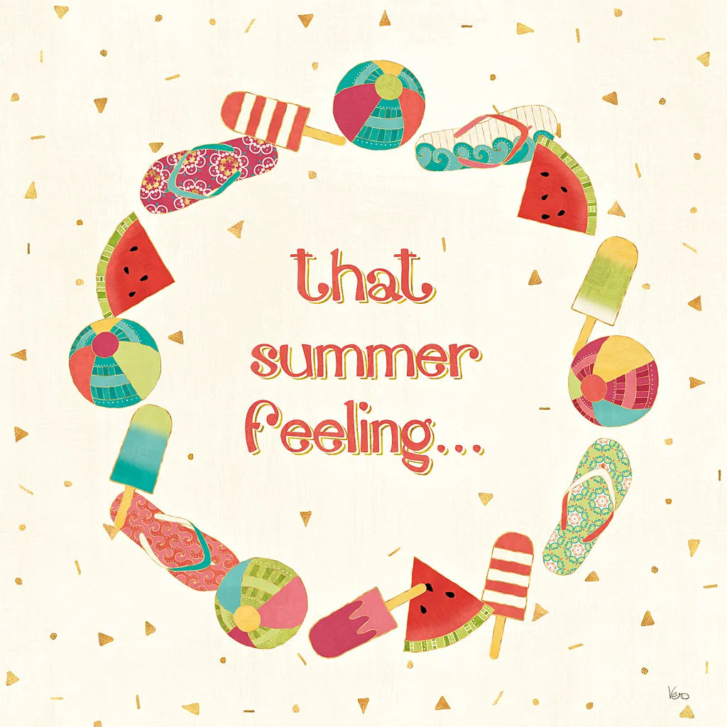 Fun in the Sun VI by Veronique Charron. SKU 42515a. Archival Giclee Fine art print for wall decor.