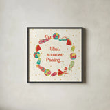 Fun in the Sun VI by Veronique Charron. Shown in a sleek black glass frame for a contemporary gallery look. Available as an archival giclee rolled canvas, fine art paper, or poster print. SKU 42515a.