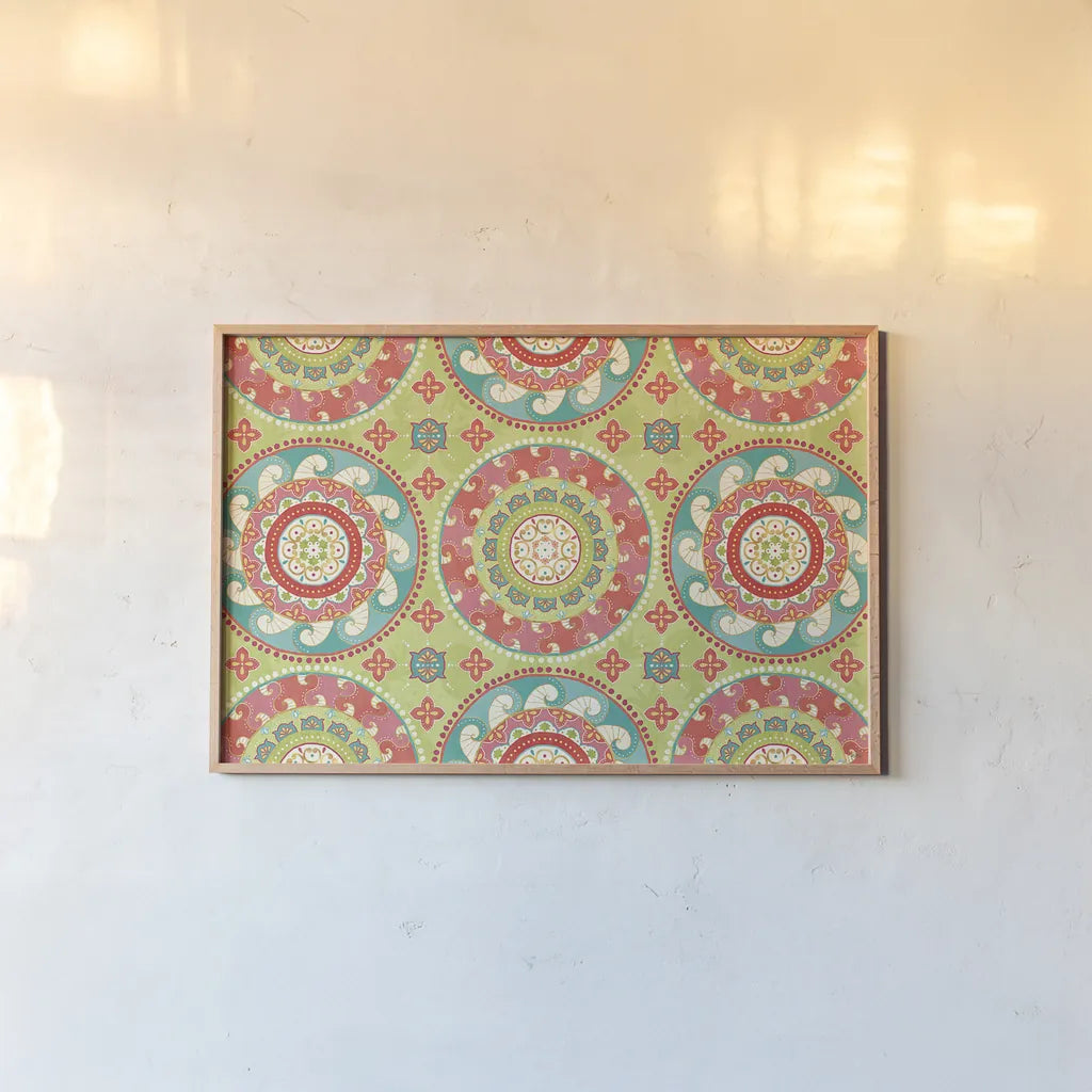 Fun in the Sun VII by Veronique Charron. shown as a paper print in a natural frame. Available as a archival giclee rolled canvas, fine art paper, or poster print. SKU 42516i.