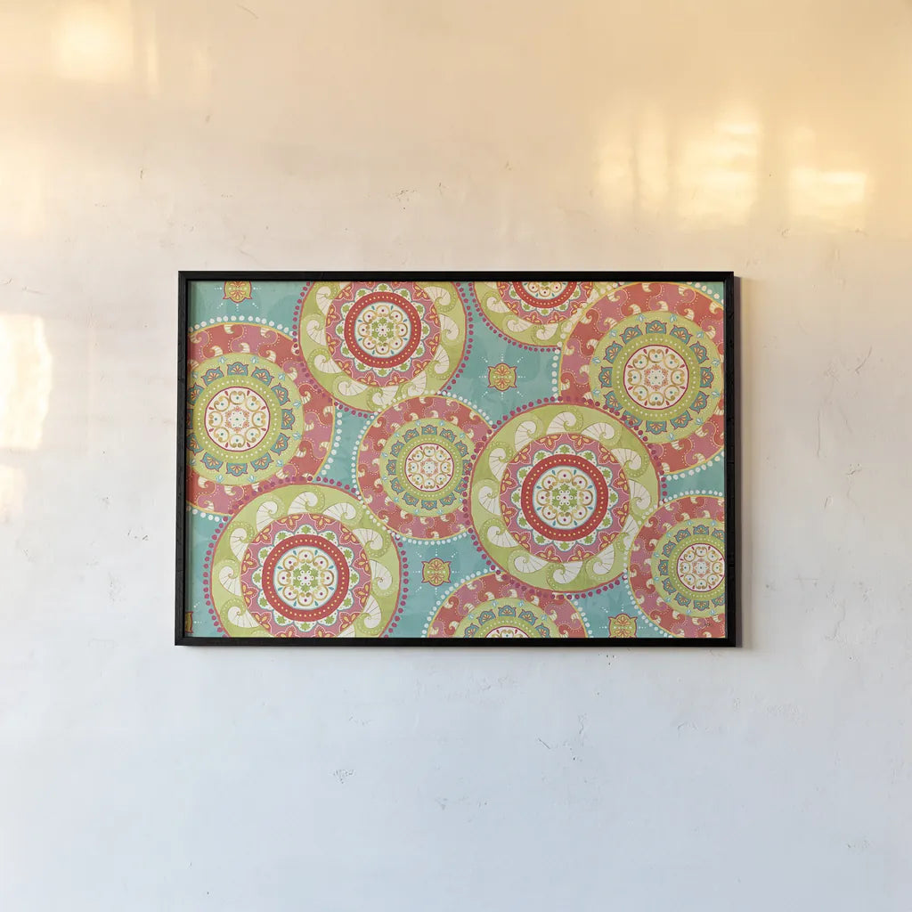 Fun in the Sun VIII by Veronique Charron. shown as a paper print in a black flame. Available as a archival giclee rolled canvas, fine art paper, or poster print. SKU 42517i.