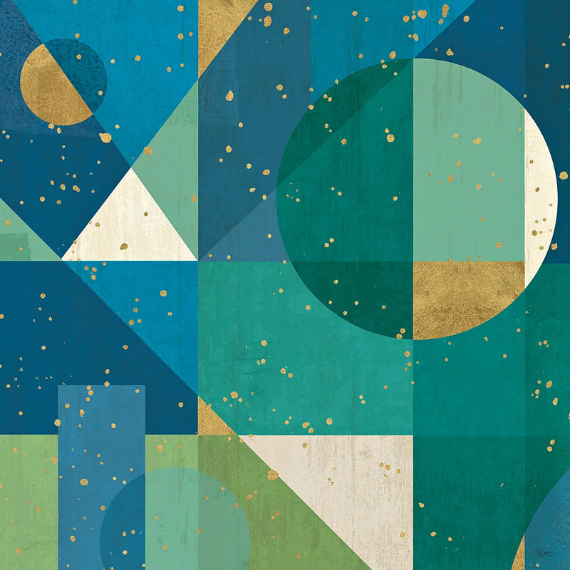 Geo Contour II by Veronique Charron. SKU 28733a. Archival Giclee Fine art print for wall decor.