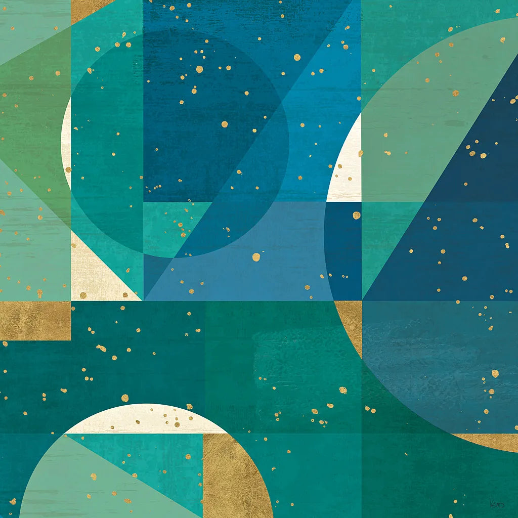 Geo Contour III by Veronique Charron. SKU 28734a. Archival Giclee Fine art print for wall decor.