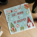 Gnome Sweet Gnome VI by Veronique Charron. Shown as a detailed flat fine art print, highlighting archival giclee quality. Available as an archival giclee rolled canvas, fine art paper, or poster print. SKU 69514a.