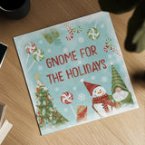 Gnome Sweet Gnome VII by Veronique Charron. Shown as a detailed flat fine art print, highlighting archival giclee quality. Available as an archival giclee rolled canvas, fine art paper, or poster print. SKU 69515a.
