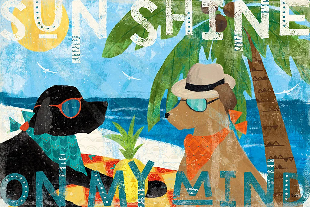 Good Vibes I by Veronique Charron. SKU 52147i. Archival Giclee Fine art print for wall decor.