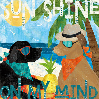 Good Vibes III by Veronique Charron. SKU 52149a. Archival Giclee Fine art print for wall decor.