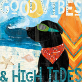 Good Vibes IV by Veronique Charron. SKU 52150a. Archival Giclee Fine art print for wall decor.