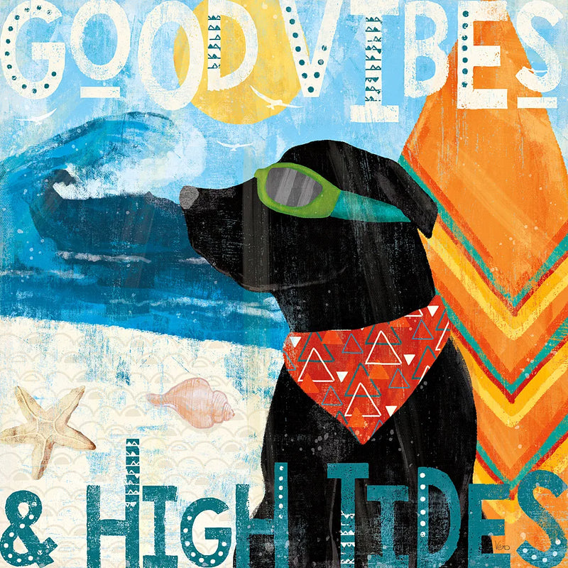 Good Vibes IV by Veronique Charron. SKU 52150a. Archival Giclee Fine art print for wall decor.