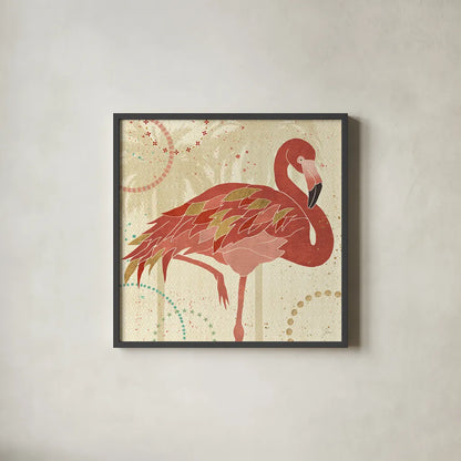 Gulf Stream I by Veronique Charron. Shown in a sleek black glass frame for a contemporary gallery look. Available as an archival giclee rolled canvas, fine art paper, or poster print. SKU 24773a.