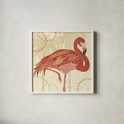 Gulf Stream I by Veronique Charron. Shown in a crisp white glass frame for a clean and minimalist style. Available as an archival giclee rolled canvas, fine art paper, or poster print. SKU 24773a.