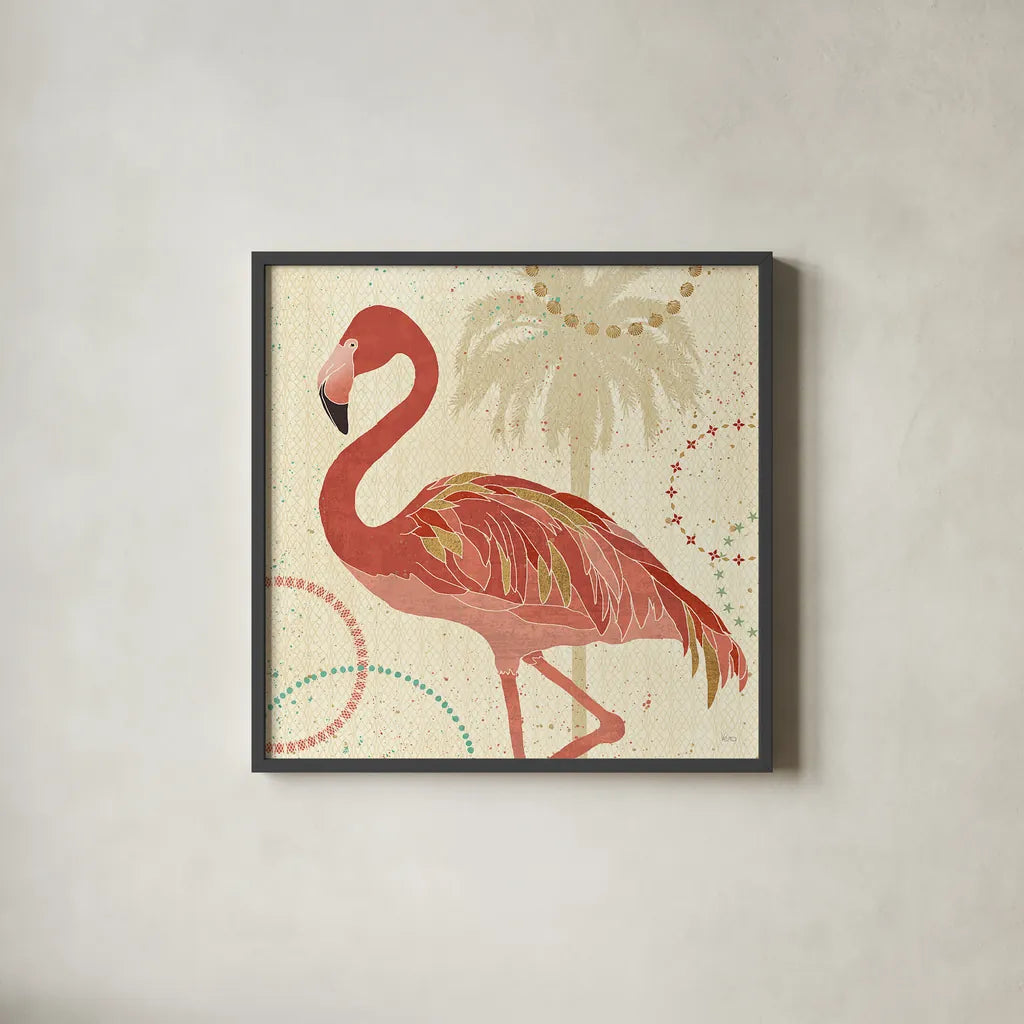 Gulf Stream II by Veronique Charron. Shown in a sleek black glass frame for a contemporary gallery look. Available as an archival giclee rolled canvas, fine art paper, or poster print. SKU 24774a.