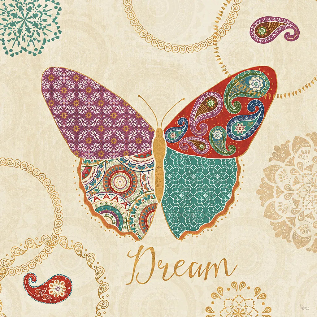 Gypsy Wings III by Veronique Charron. SKU 25370a. Archival Giclee Fine art print for wall decor.