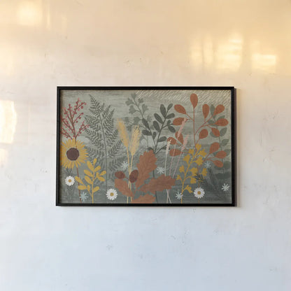 Harvest Craze I by Veronique Charron. shown as a paper print in a black flame. Available as a archival giclee rolled canvas, fine art paper, or poster print. SKU 81581i.