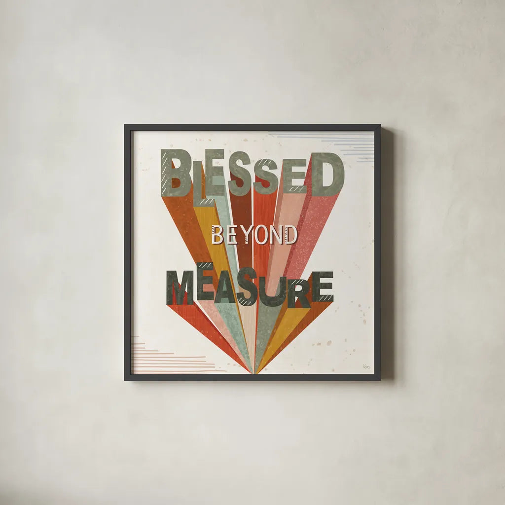 Harvest Craze V by Veronique Charron. Shown in a sleek black glass frame for a contemporary gallery look. Available as an archival giclee rolled canvas, fine art paper, or poster print. SKU 81585a.