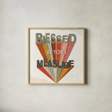 Harvest Craze V by Veronique Charron. Shown in a natural wood glass frame for a timeless modern aesthetic. Available as an archival giclee rolled canvas, fine art paper, or poster print. SKU 81585a.