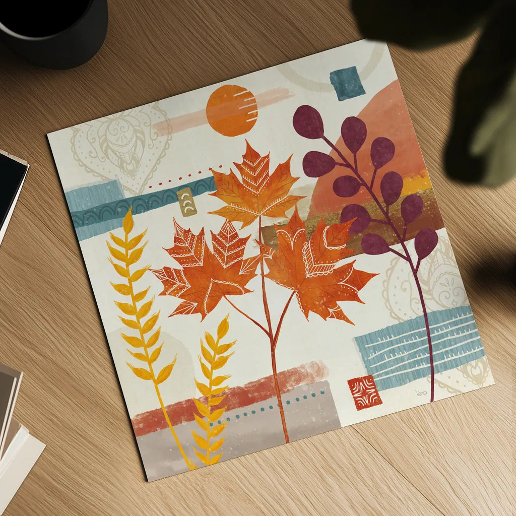 Harvest Horizon II by Veronique Charron. Shown as a detailed flat fine art print, highlighting archival giclee quality. Available as an archival giclee rolled canvas, fine art paper, or poster print. SKU 83025a.