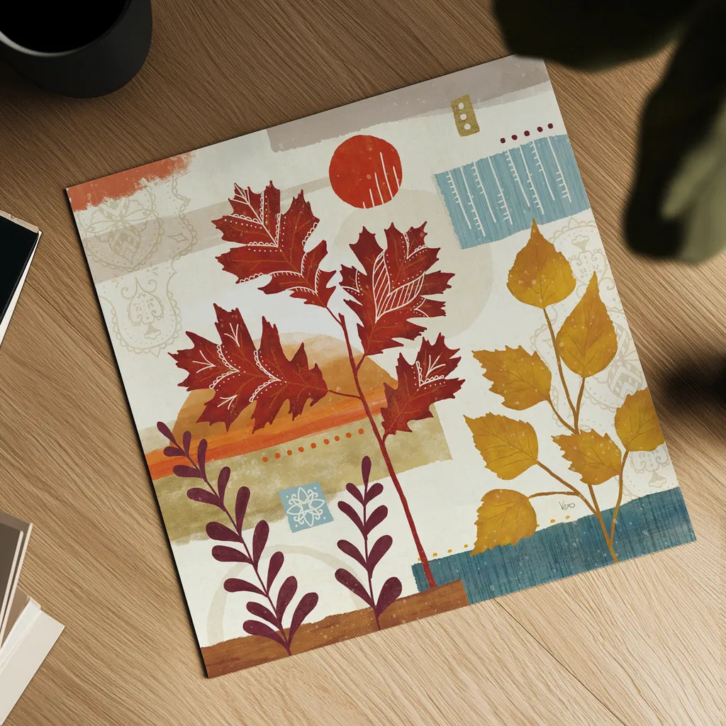 Harvest Horizon III by Veronique Charron. Shown as a detailed flat fine art print, highlighting archival giclee quality. Available as an archival giclee rolled canvas, fine art paper, or poster print. SKU 83026a.