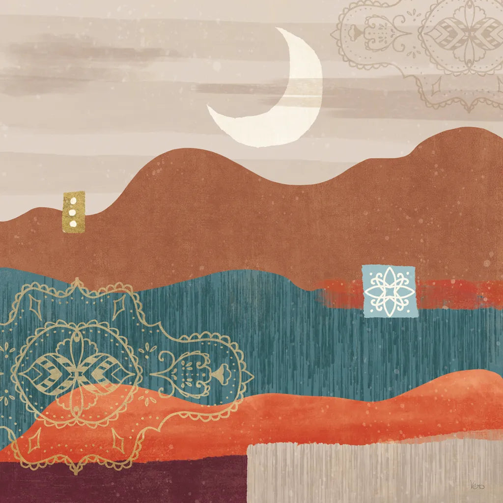 Harvest Horizon V by Veronique Charron. SKU 83028a. Archival Giclee Fine art print for wall decor.