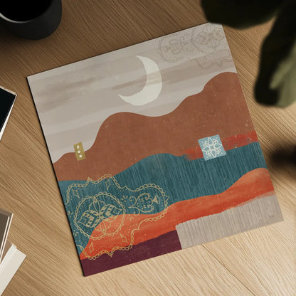 Harvest Horizon V by Veronique Charron. Shown as a detailed flat fine art print, highlighting archival giclee quality. Available as an archival giclee rolled canvas, fine art paper, or poster print. SKU 83028a.