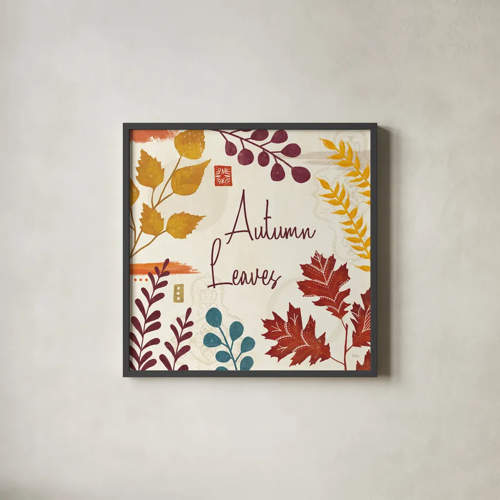 Harvest Horizon VII by Veronique Charron. Shown in a sleek black glass frame for a contemporary gallery look. Available as an archival giclee rolled canvas, fine art paper, or poster print. SKU 83030a.