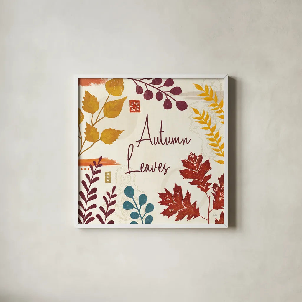 Harvest Horizon VII by Veronique Charron. Shown in a crisp white glass frame for a clean and minimalist style. Available as an archival giclee rolled canvas, fine art paper, or poster print. SKU 83030a.