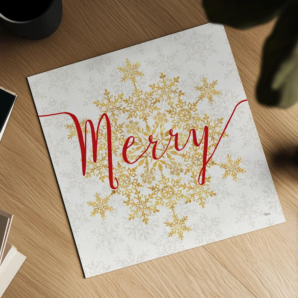 Holiday Charms I by Veronique Charron. Shown as a detailed flat fine art print, highlighting archival giclee quality. Available as an archival giclee rolled canvas, fine art paper, or poster print. SKU 31965a.